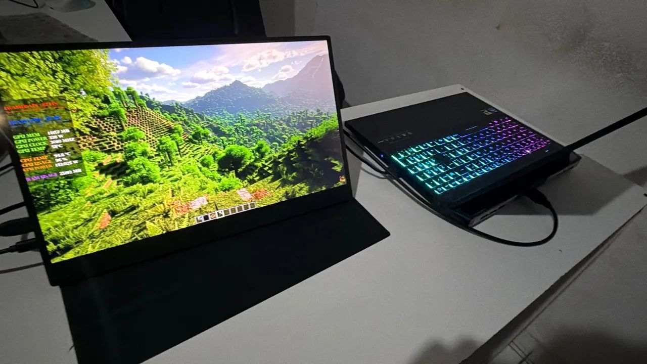 Notebook gamer 4070 i7 com segunda tela  - Foto 4