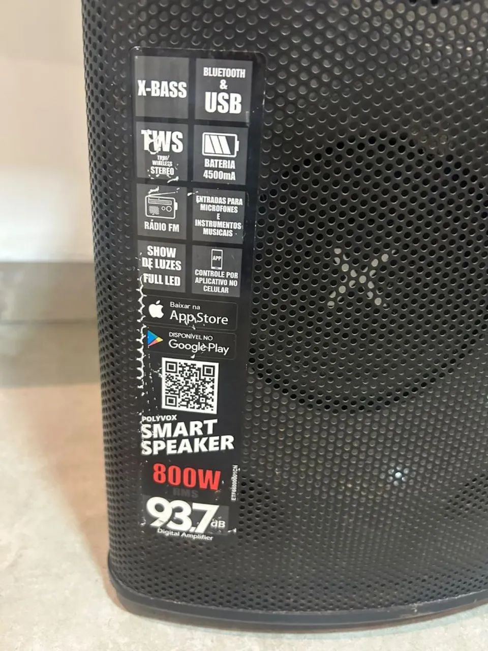 CAIXA BLUETOOTH POLYVOX 800W POSSO DEIXAR  - Foto 2