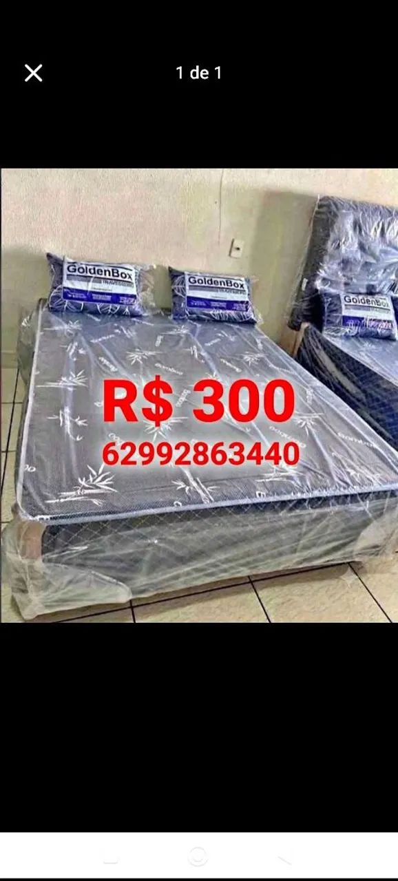 Cama casal promoção 