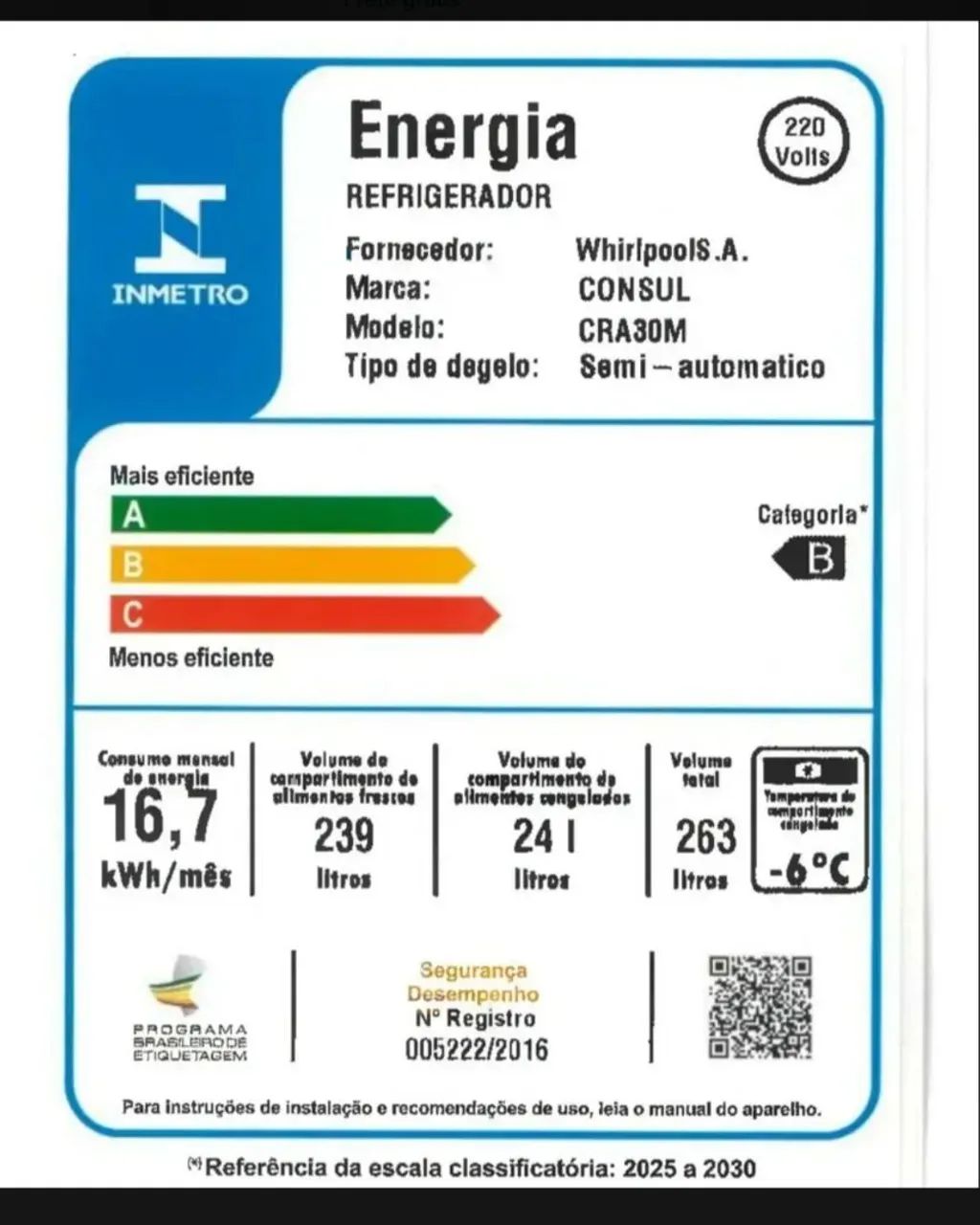 Geladeira Consul  - Foto 3