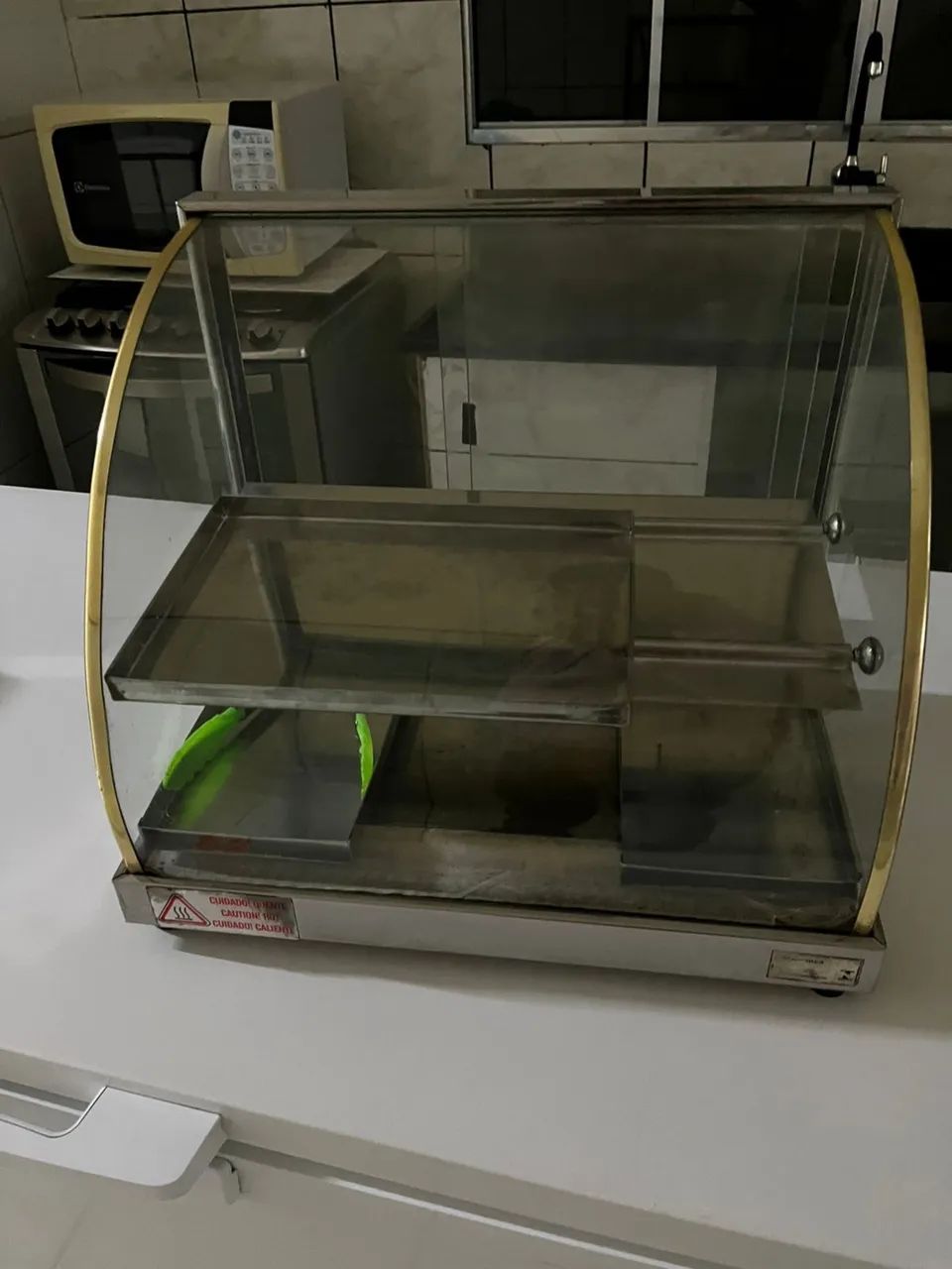 Estufa Para Salgados Dupla 6 Bandejas Vitrine Expositor Elétrica Edanca - Foto 2