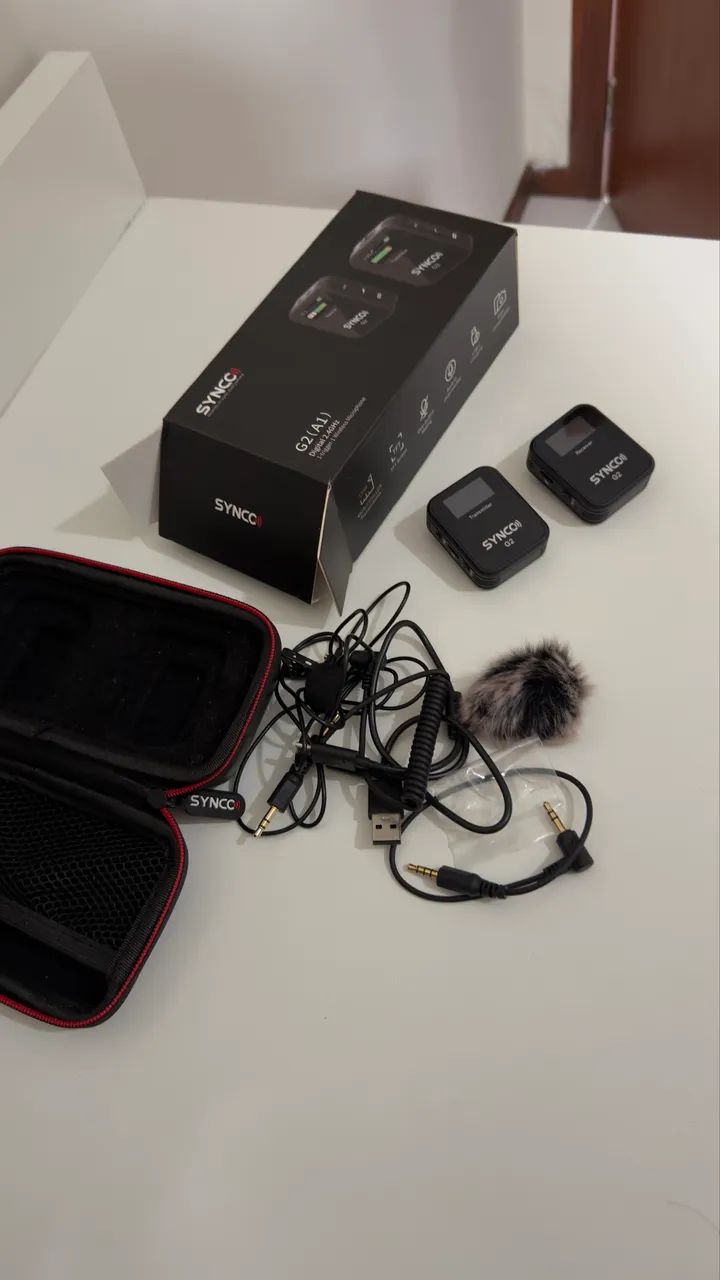 Microfone Digital Sem Fio Compacto Synco Wair G2-A1  - Foto 4