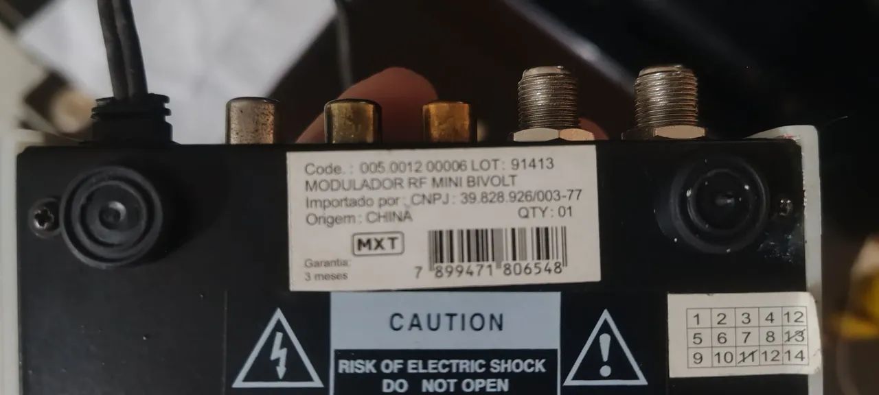 Conversor, Modulador AV para RF - Foto 2