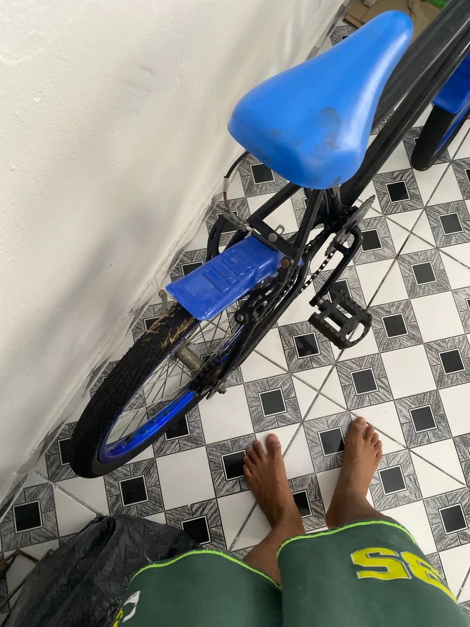 Bicicleta azul  - Foto 3