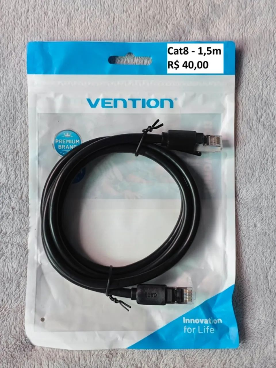 Cabo de Rede Cat8 1m / 1,5m e 2m 40gbps  - Foto 4