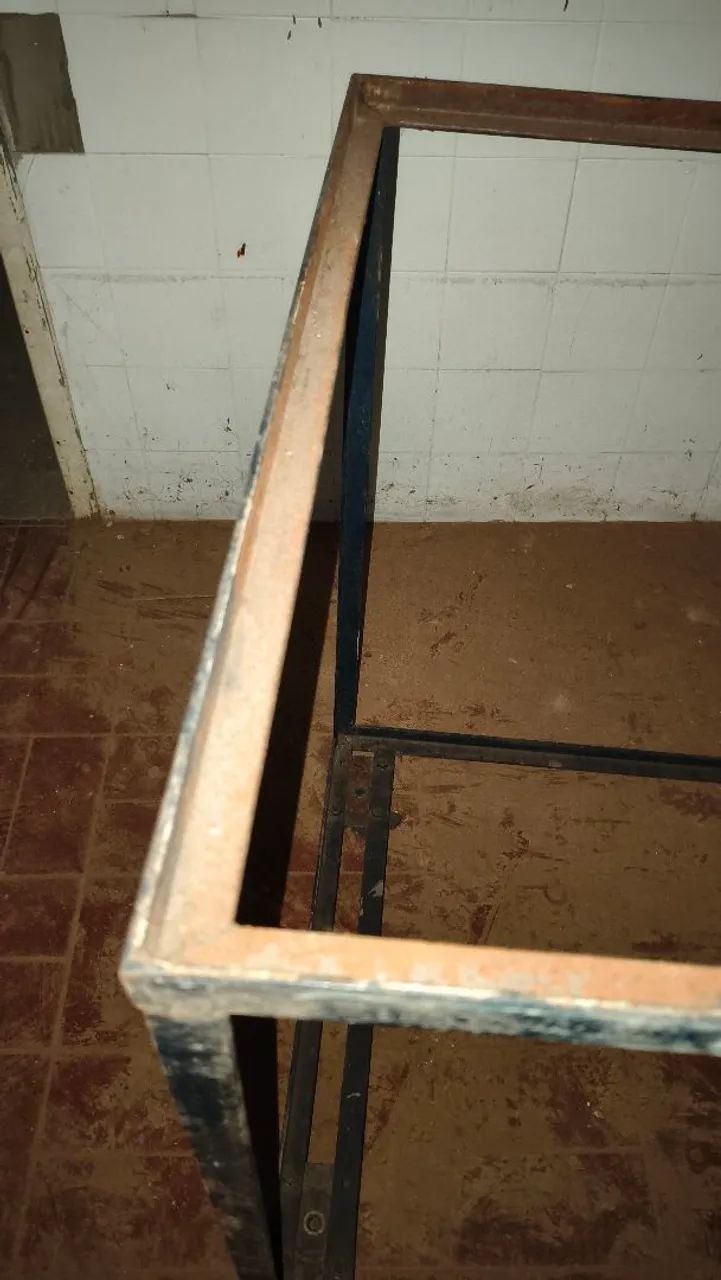 Mesa suporte estrutura de ferro  - Foto 2