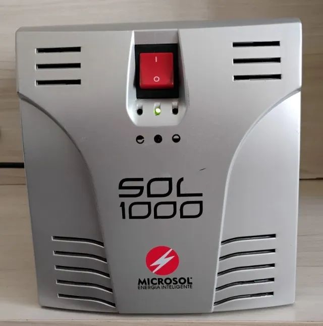 Estabilizador de voltagem Microsol SOL 1000