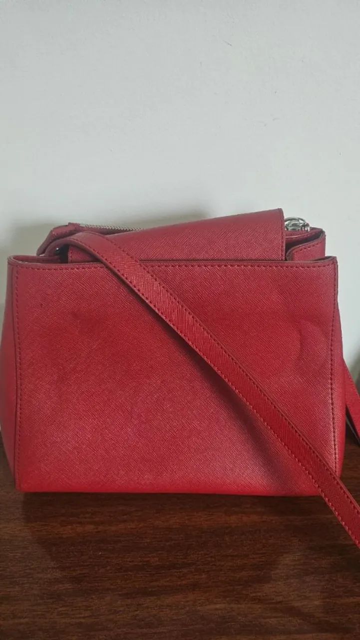 Bolsa Zara vermelha - Foto 3