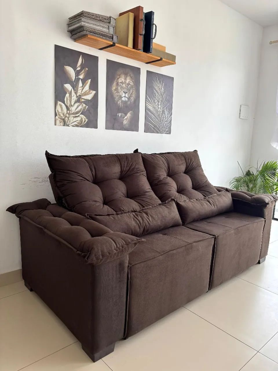 SOFÁ RETRÁTIL E RECLINÁVEL 2M - Foto 3