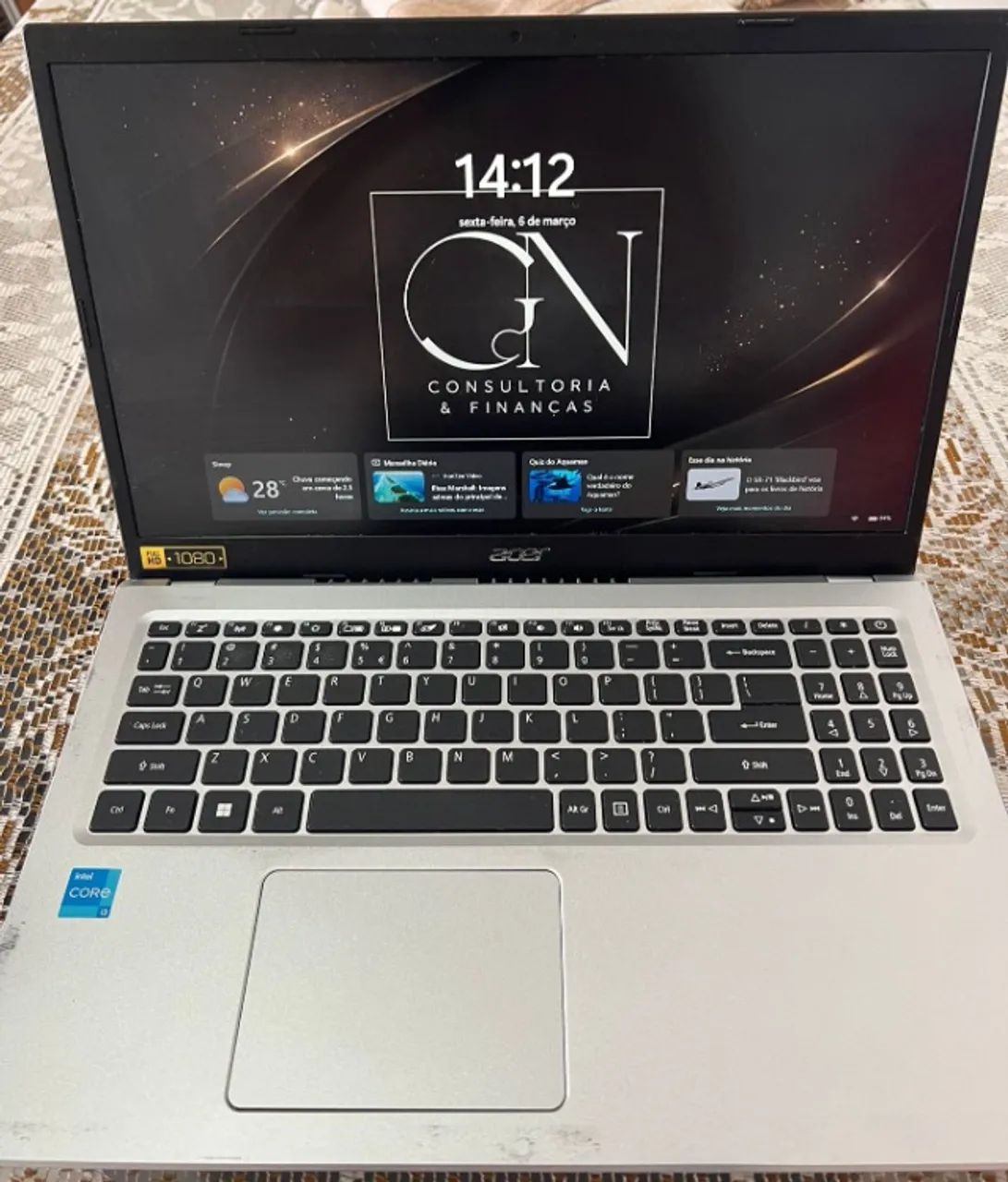 Notebook Acer Aspire 5 - Intel Core i3 | Tela Full HD | Muito Conservado
