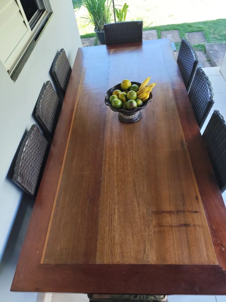 MESA DE MADEIRA MACIÇA 