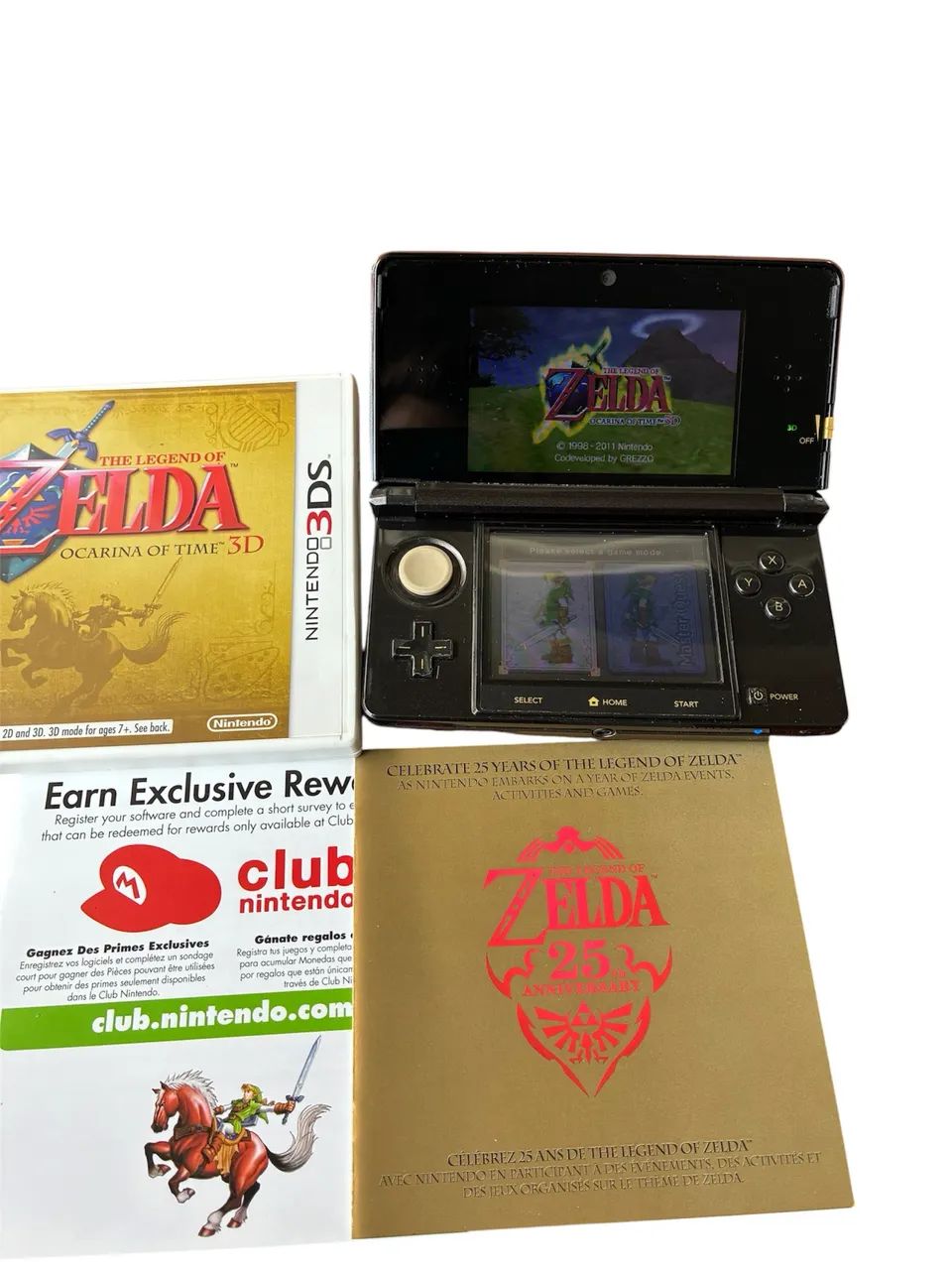 Nintendo 3DS Zelda 25th Anniversary - Completo / Edição Especial
