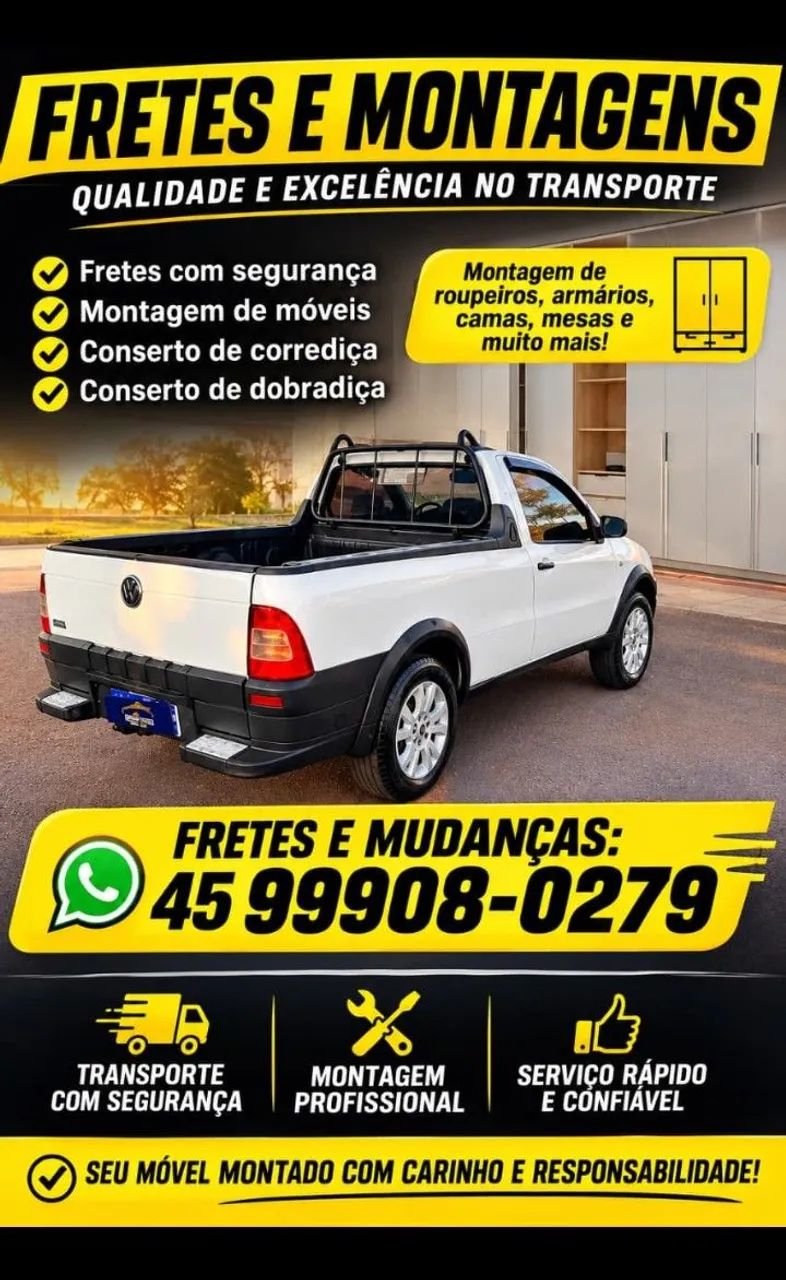 Fretes e montagens 