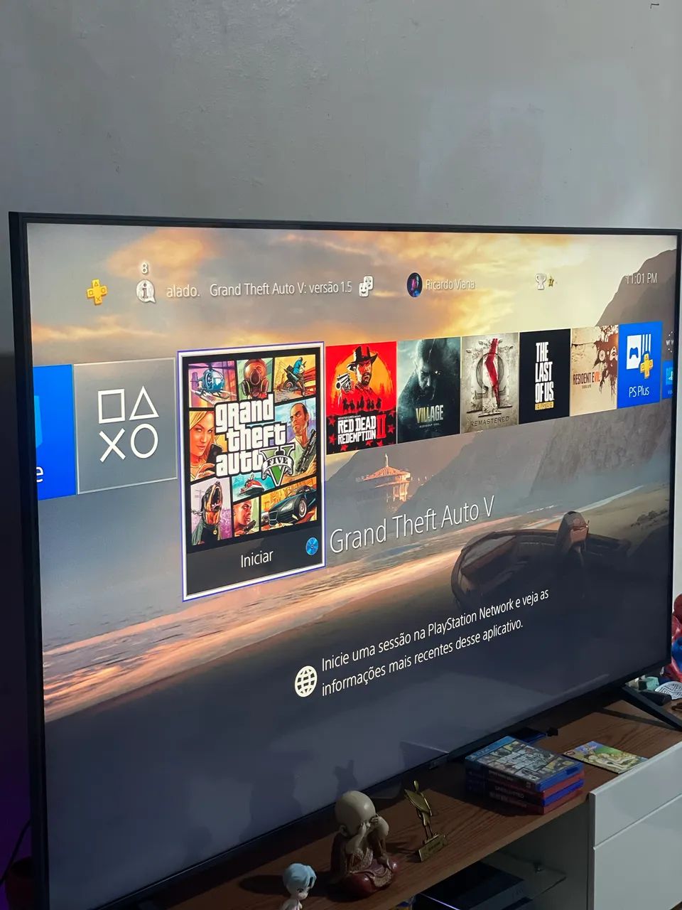 PS4 + CONTROLE + GTA V - Foto 2