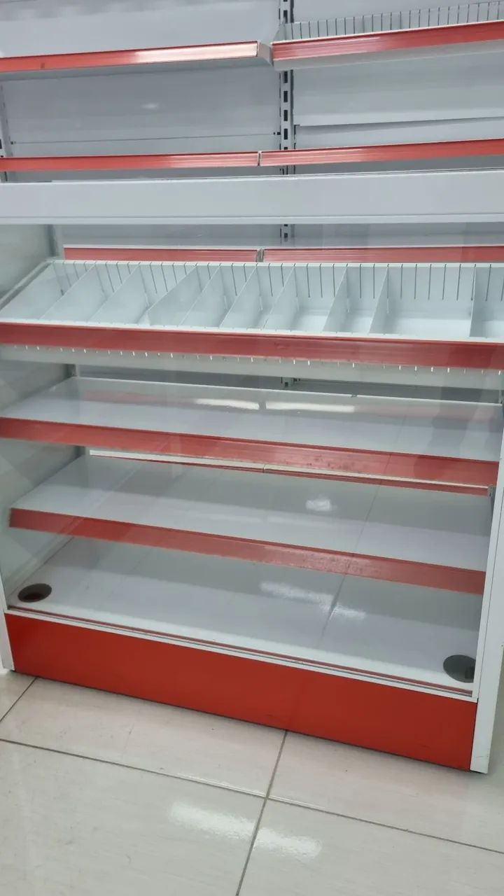 5 balcões semi-novos, tipo vitrine - Foto 5