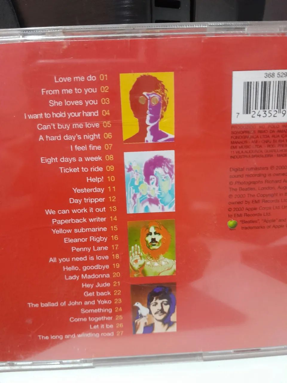 Lote The Beatles 03 CDs / 1 (Singles) + Past Masters One + Past Masters Two - Foto 2
