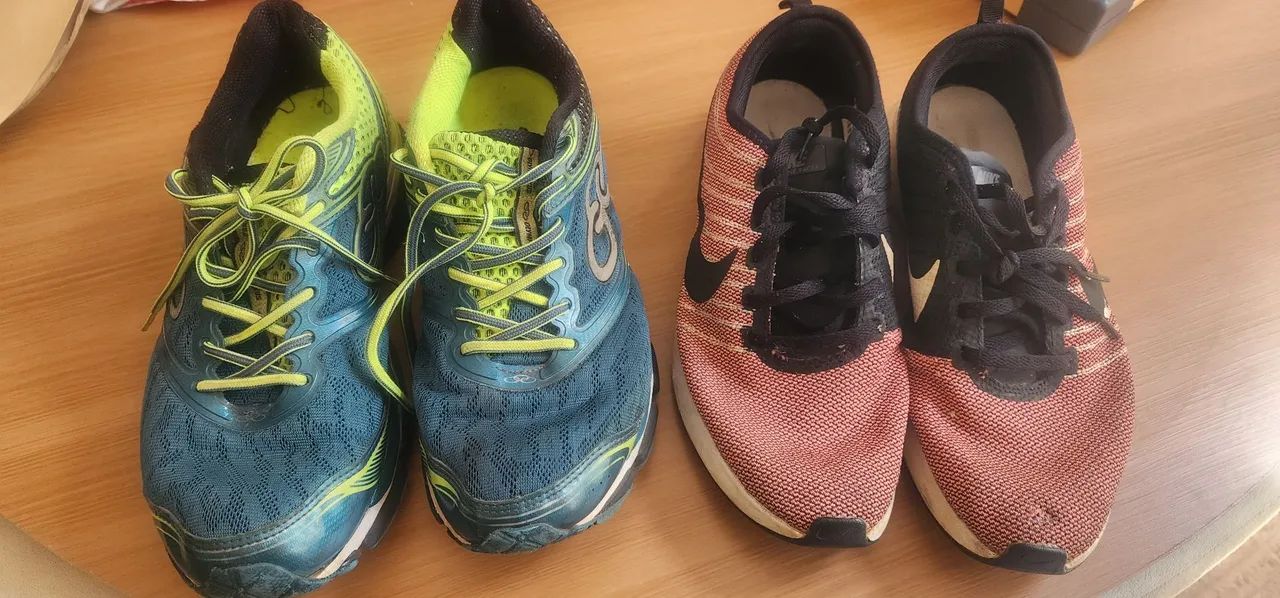  2 Tênis original Nike e Olympikus 39 seminovo