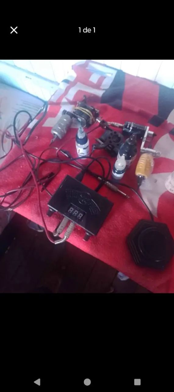 Vendo kit de tatuagem completo 