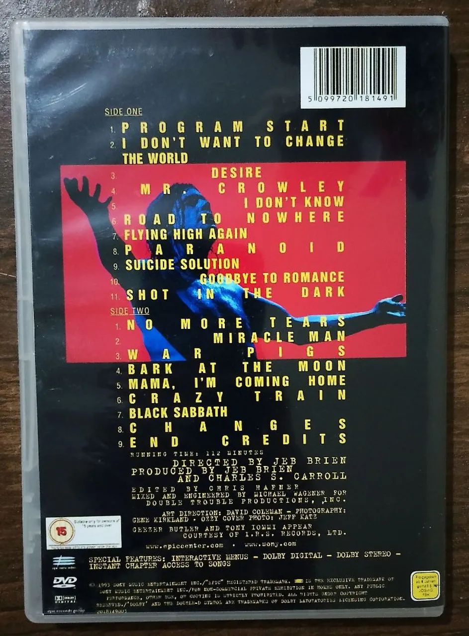 Dvd Ozzy Osbourne  - Foto 2