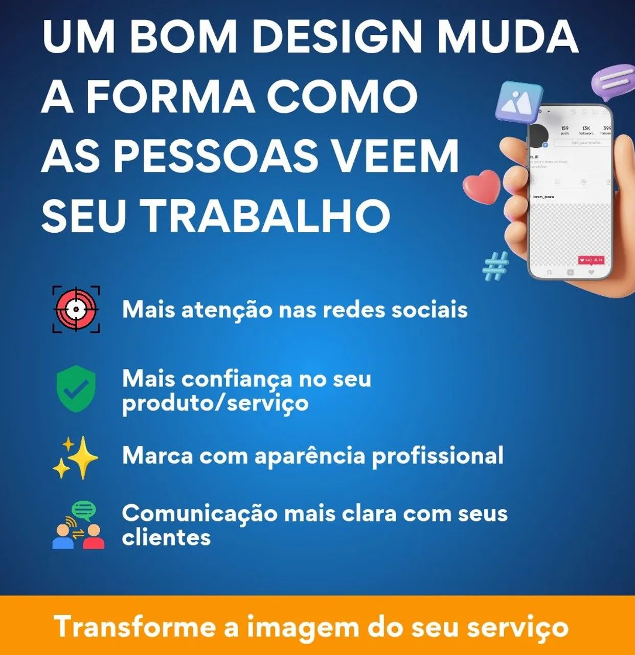 Artes para Divulgação | Instagram, Logo, Panfletos e Cartão de Visita
