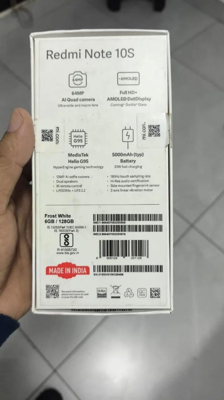 Vendo xiaomi Redmi note 10s Completo  - Foto 5