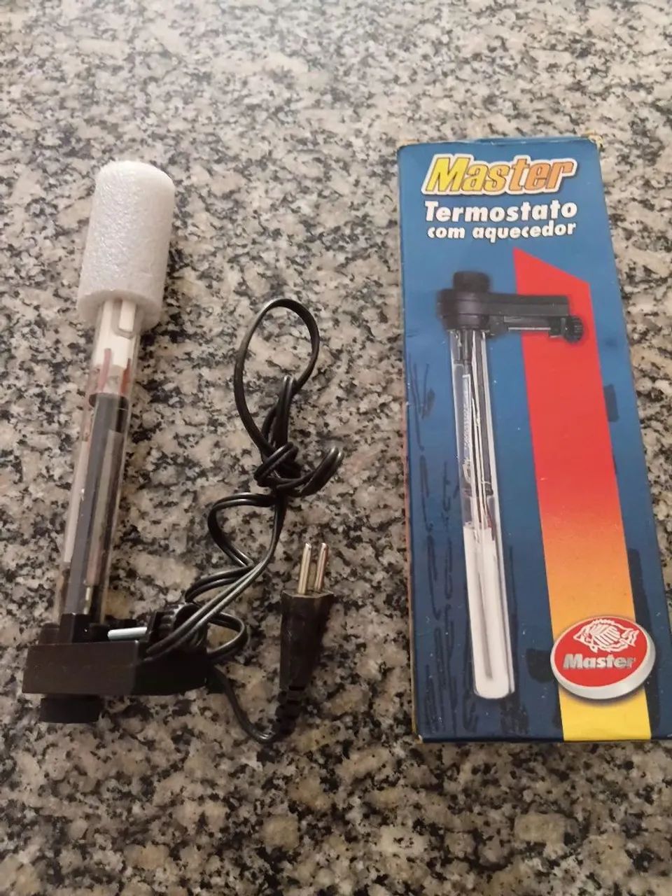 Termostato e aquecedor para aquário 