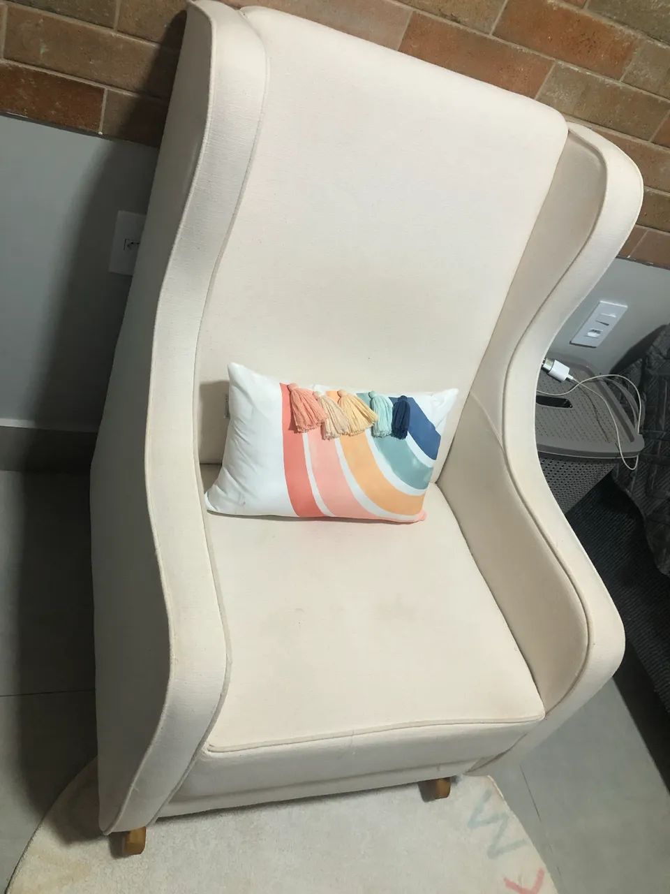 Poltrona com Puff Amamentação  - Foto 2