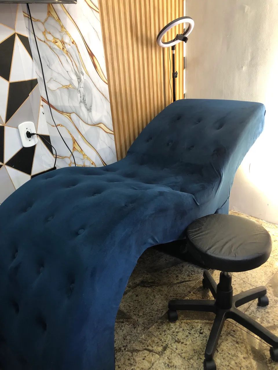 Vendo maca, cadeira e luminária  - Foto 2