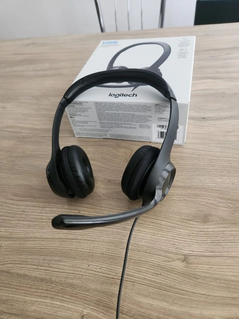 Fone Headset com fio USB Logitech H390 - Foto 3