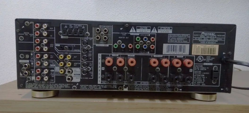 *Receiver Pionner VSX-D712 (Com defeito)  - Foto 2