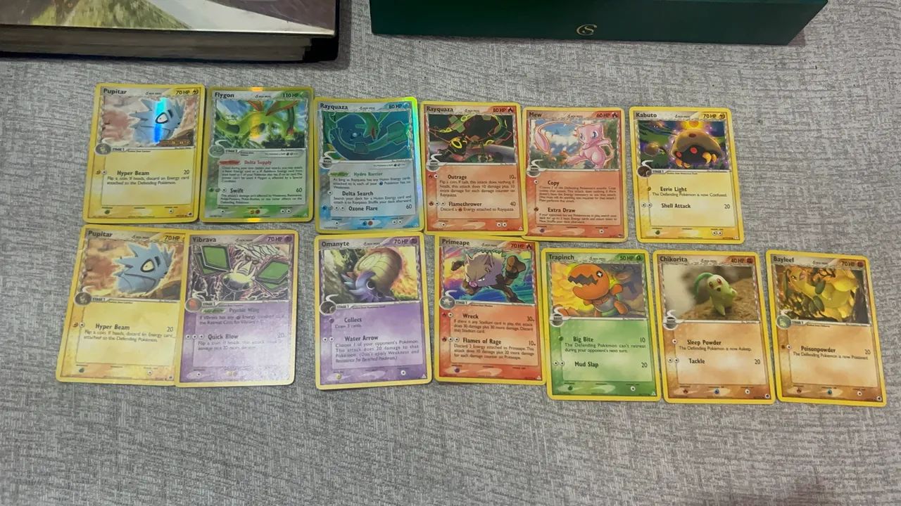 Cartas antigas Pokémon delta species  normal e holo  - Foto 2