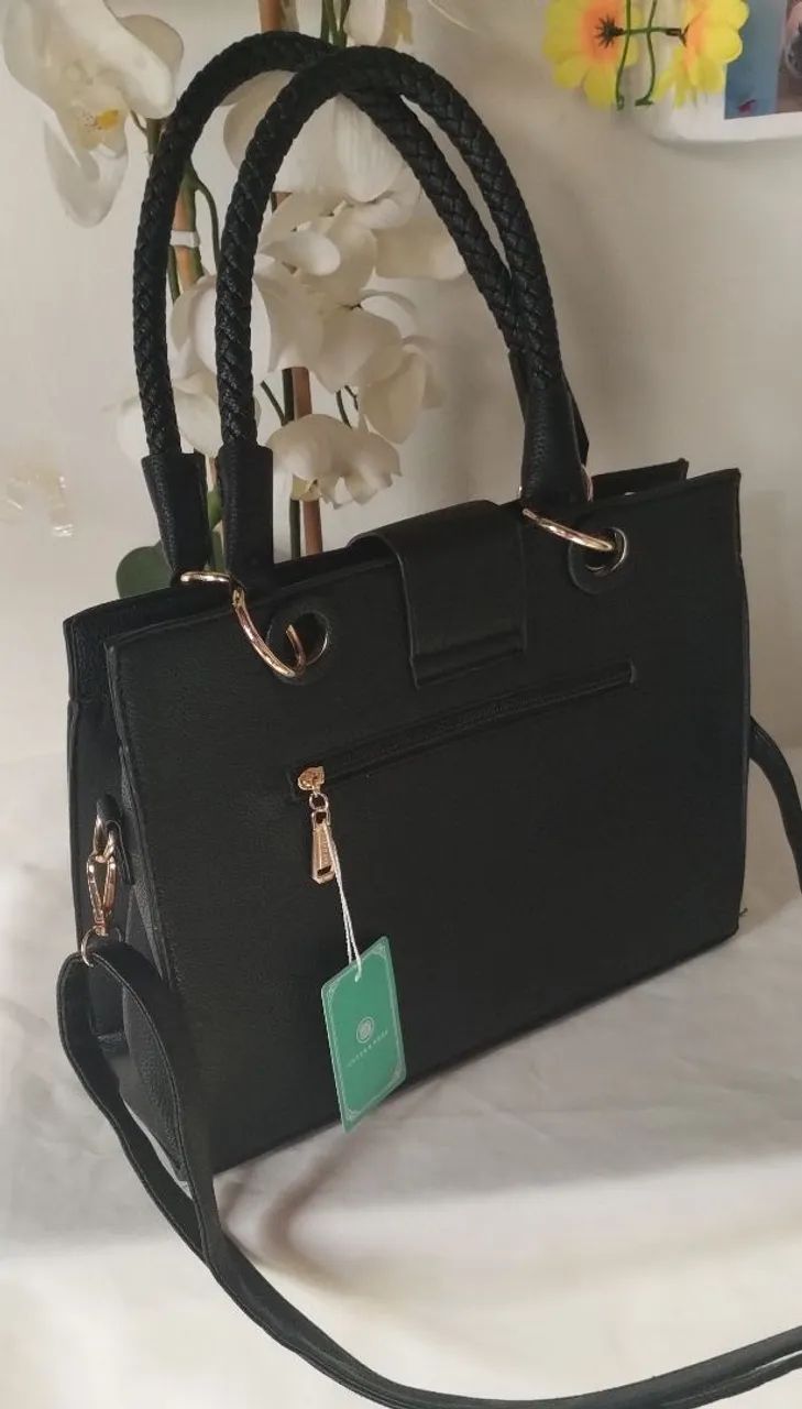 Bolsa feminina de ombro,em couro PU  - Foto 2