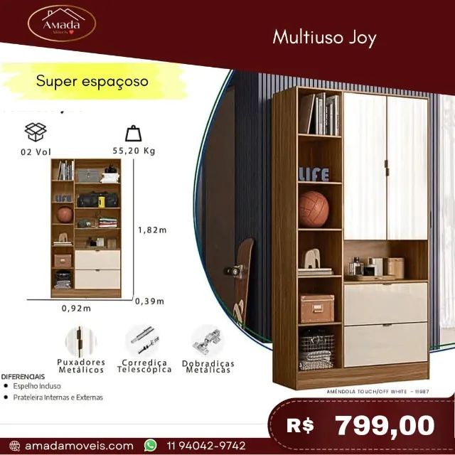 Multiuso Joy, a pronta entrega 