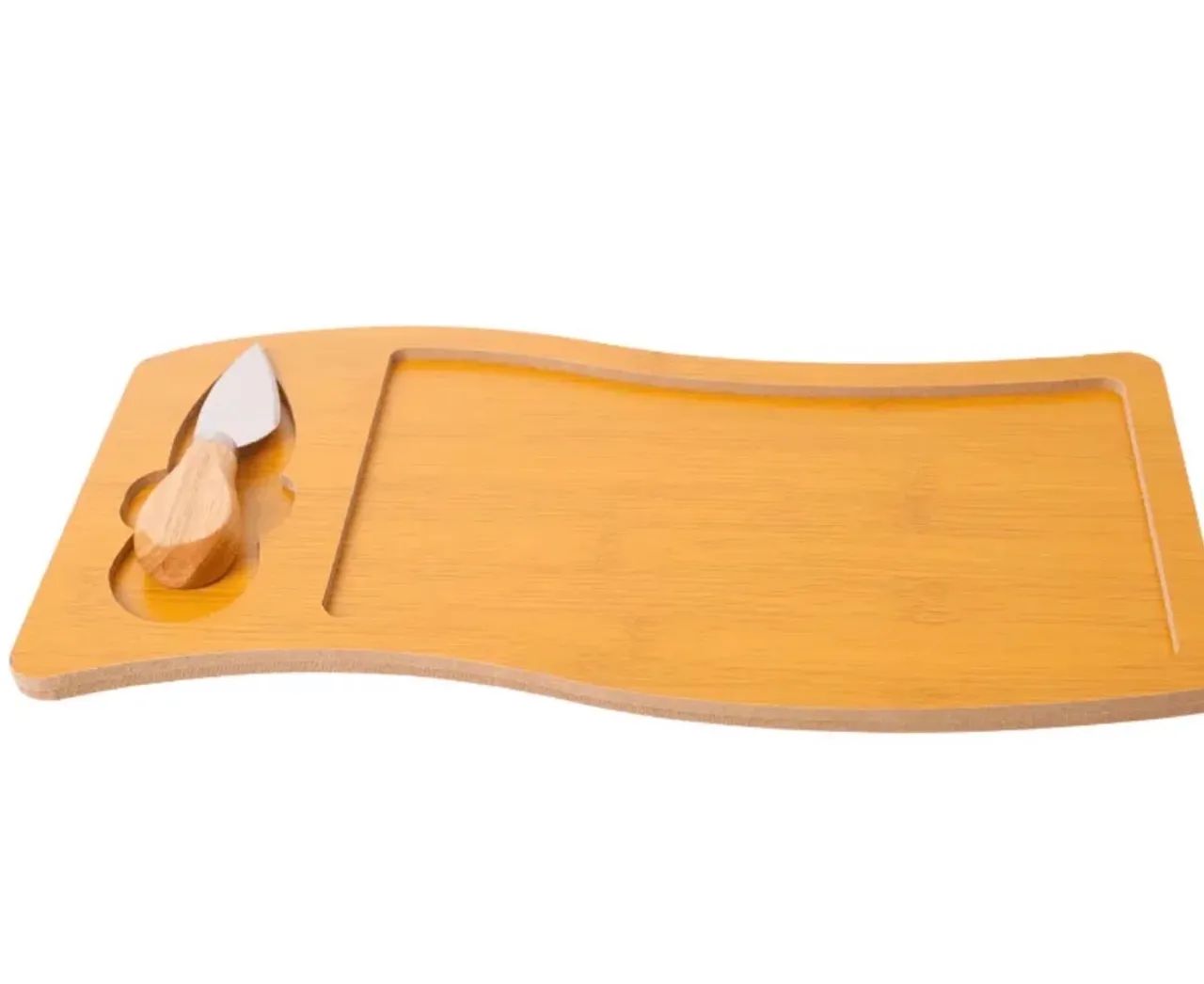 Conjunto Tábua de MDF e Faca para Queijo