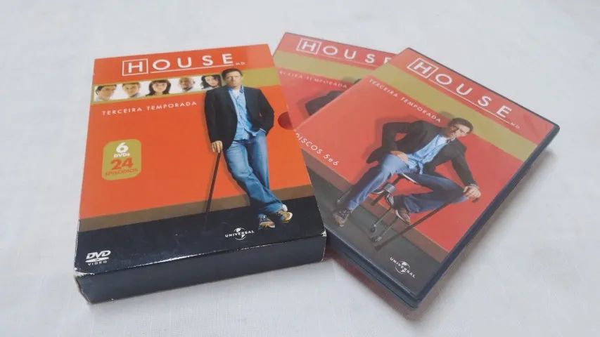 DVD Box House - Terceira Temporada - 6 Discos ( 25330 ) - Foto 4