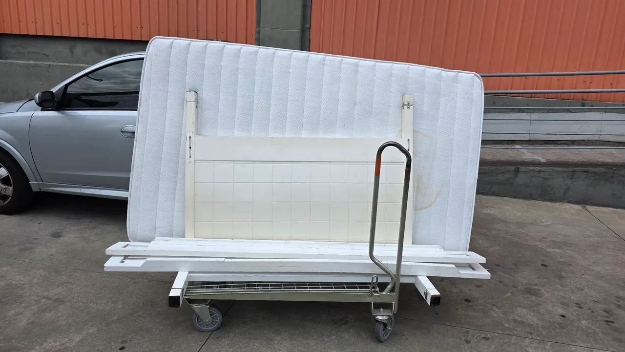 Cama solteirão extra  colchao novo - Foto 2