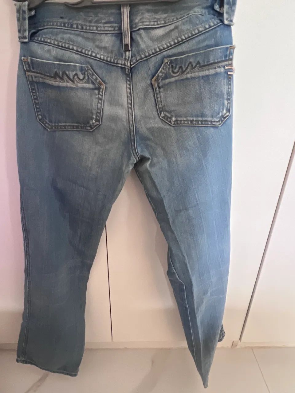 calça jeans diesel cintura baixa 28