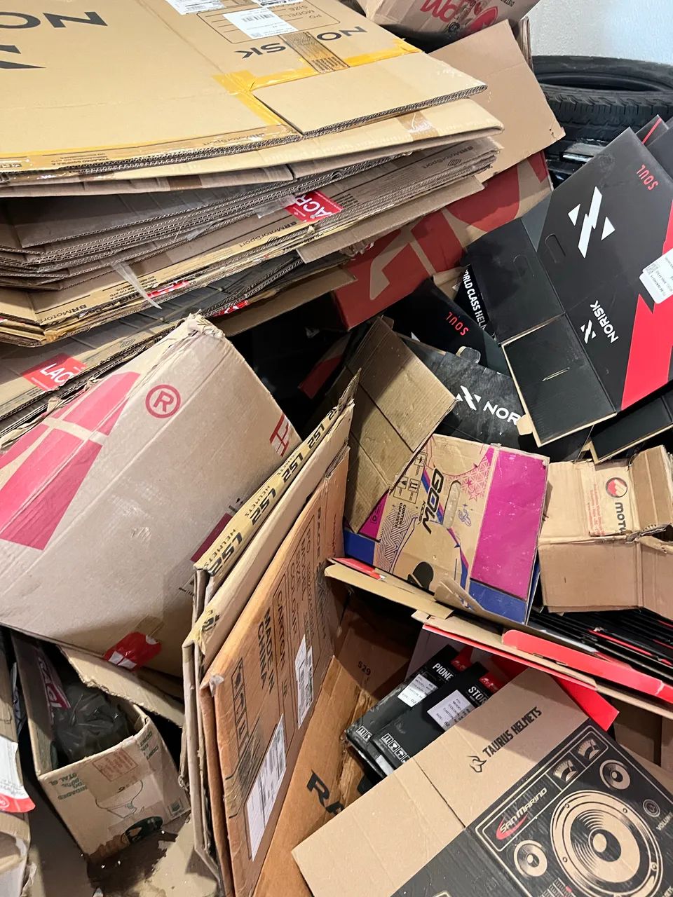 Caixas para mudanças papelao