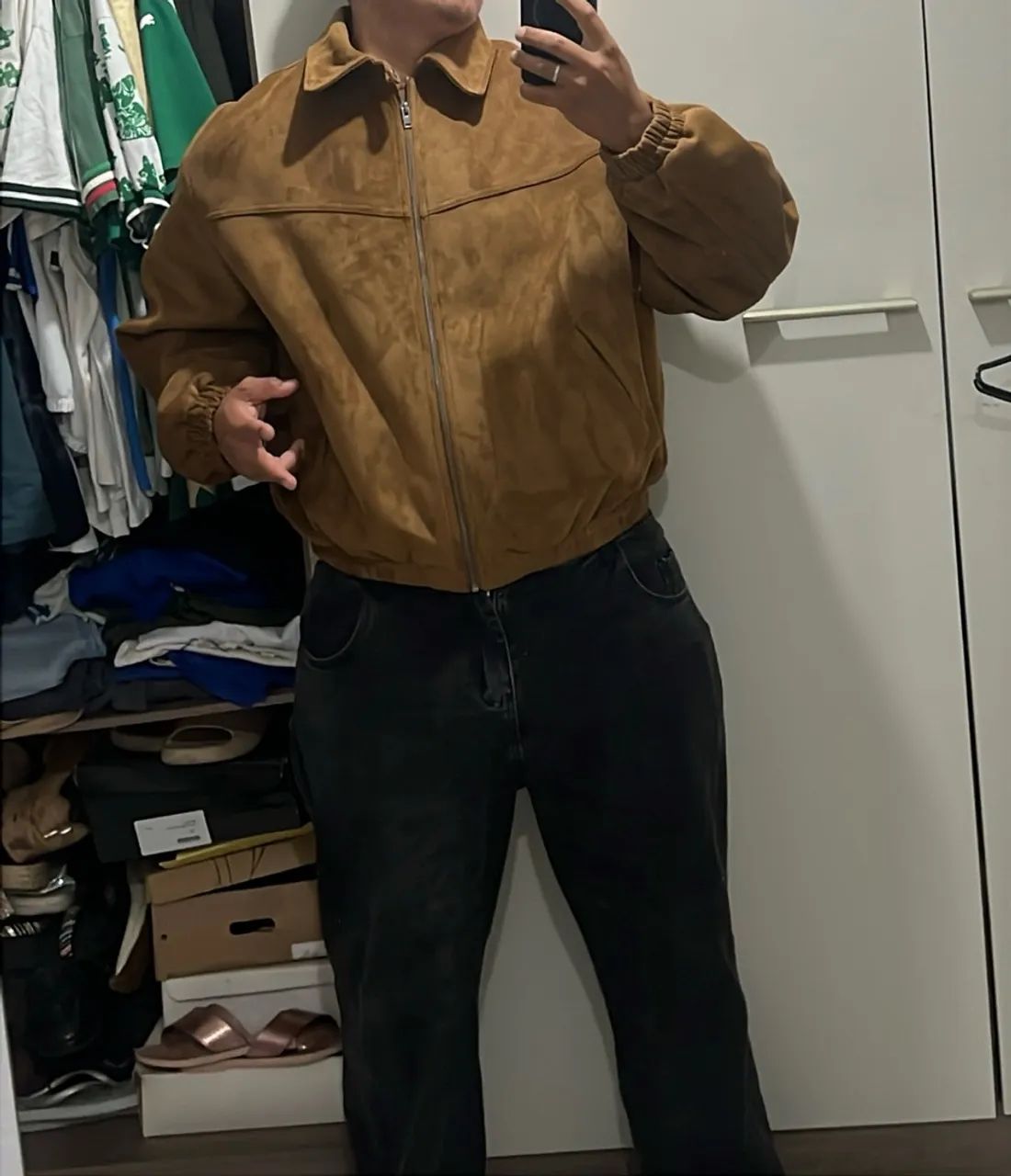 Jaqueta de camurça (suede), marca da c&a, nunca usada!! - Foto 4