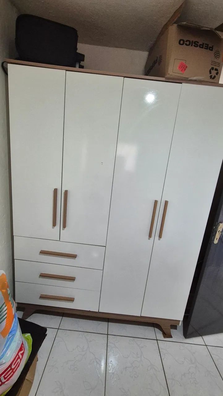 Guarda roupa infantil retro 100% MDF 