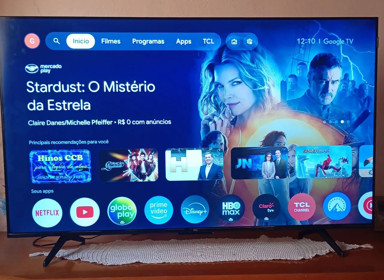 TV 50" Smart 4k Qled Google TV Nova 