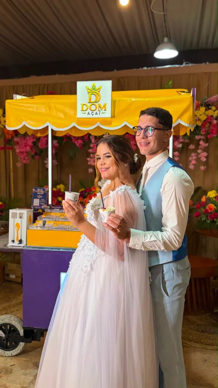 O carrinho de açaí mais lindo pro seu evento! - Foto 2