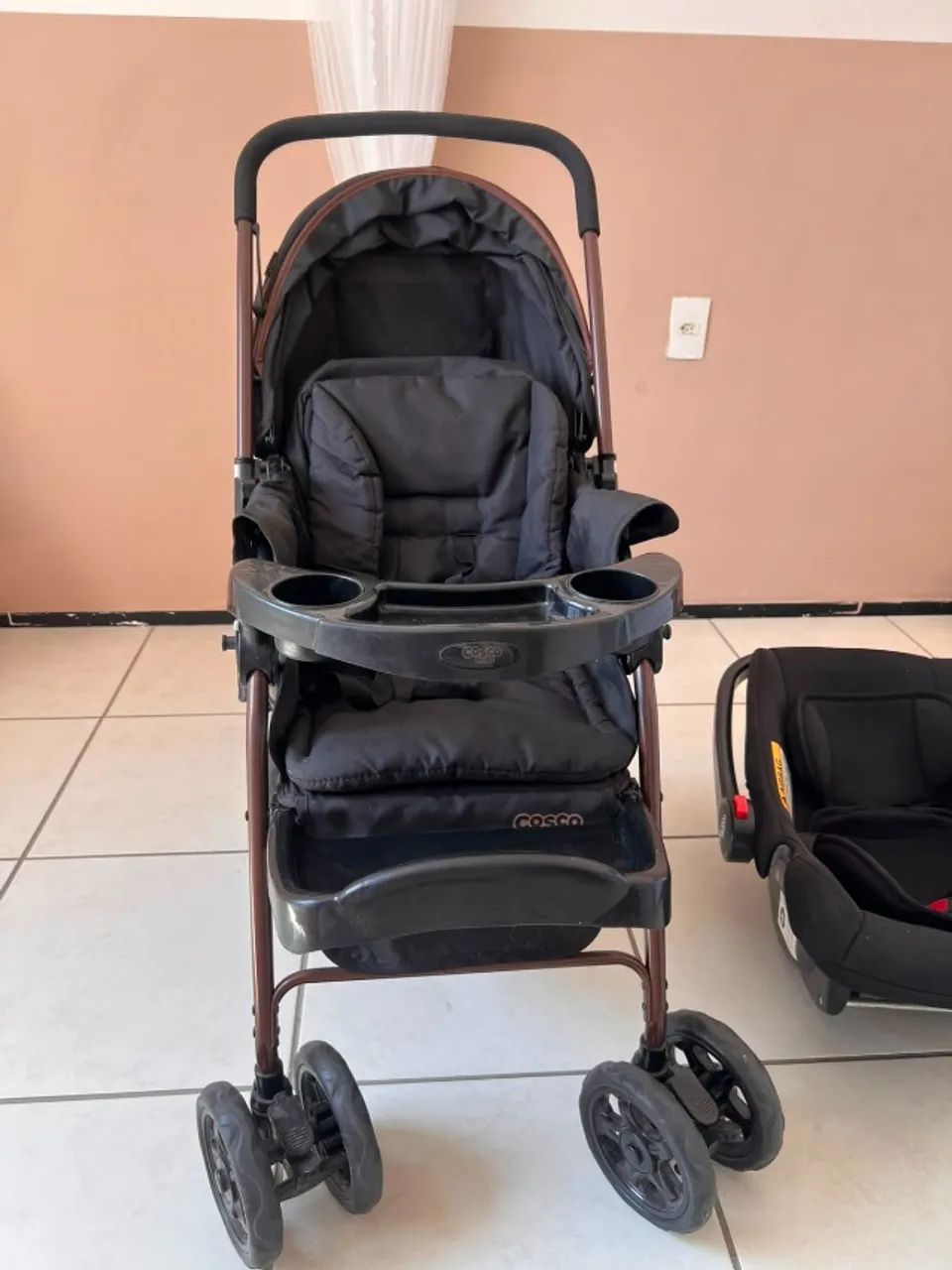 CARRINHO + BEBÊ CONFORTO COSCO REVERSE TS DUO - Foto 2