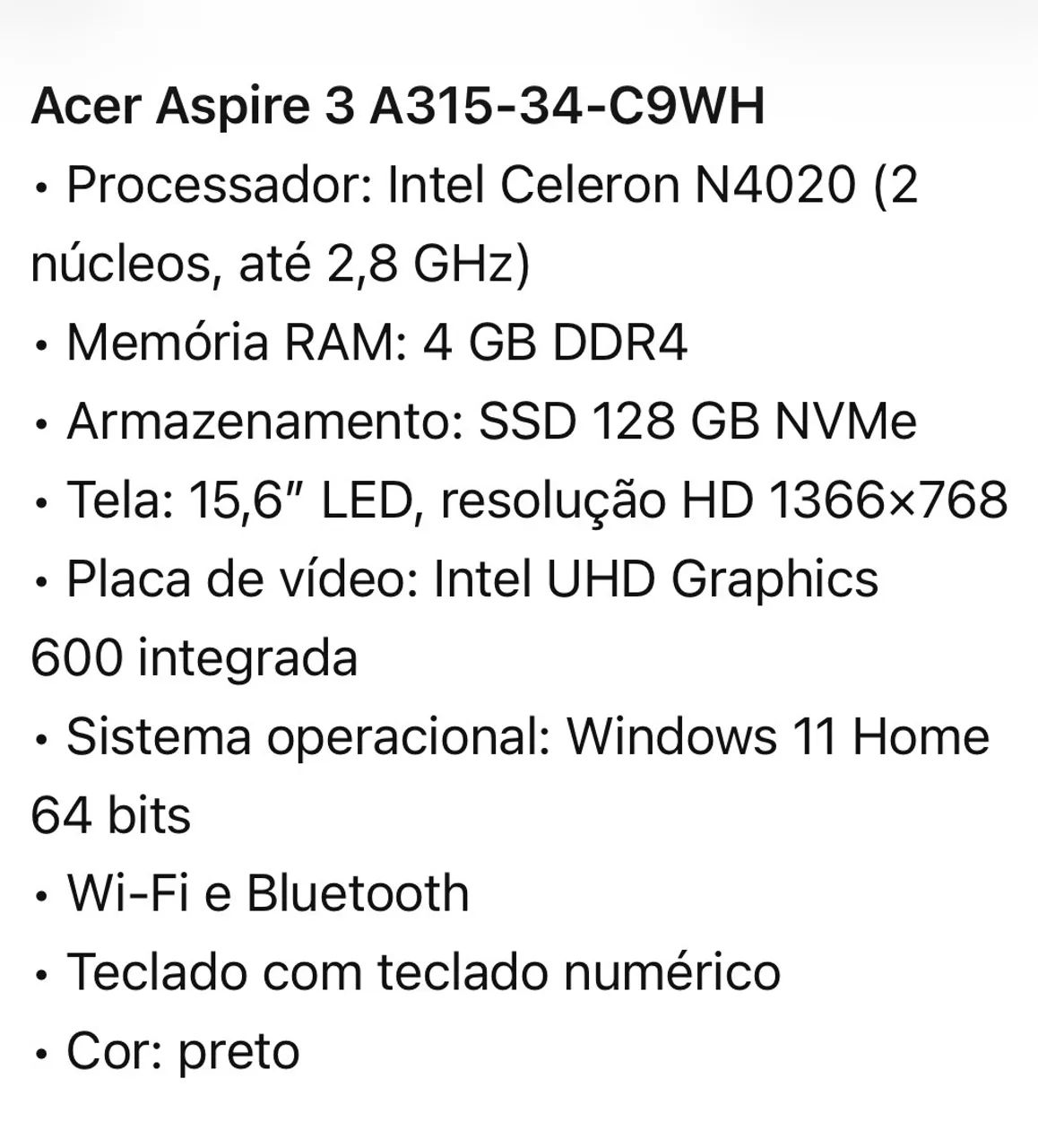 Notebook Acer  - Foto 4