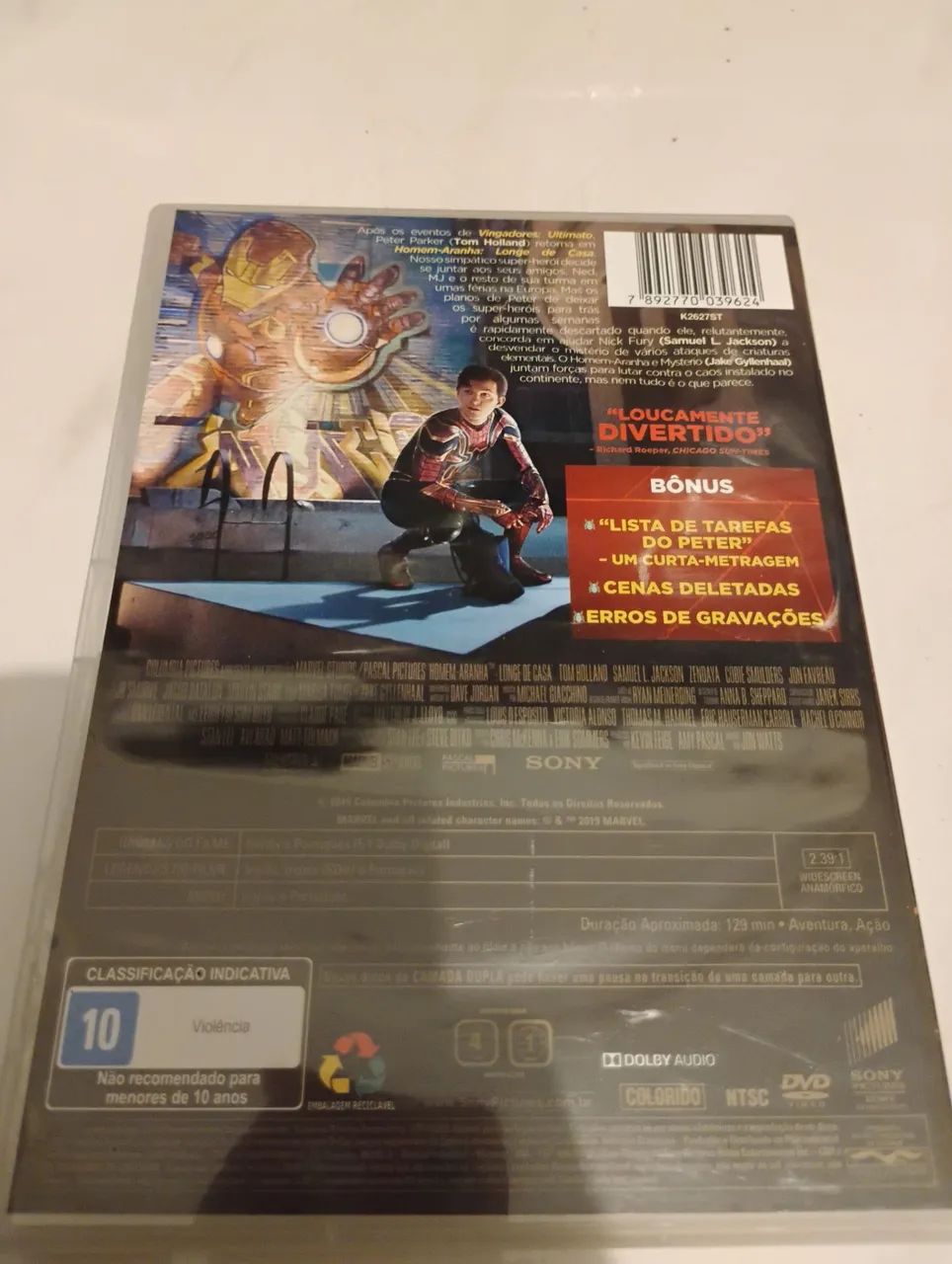 Homem aranha Longe de casa Dvd - Foto 2