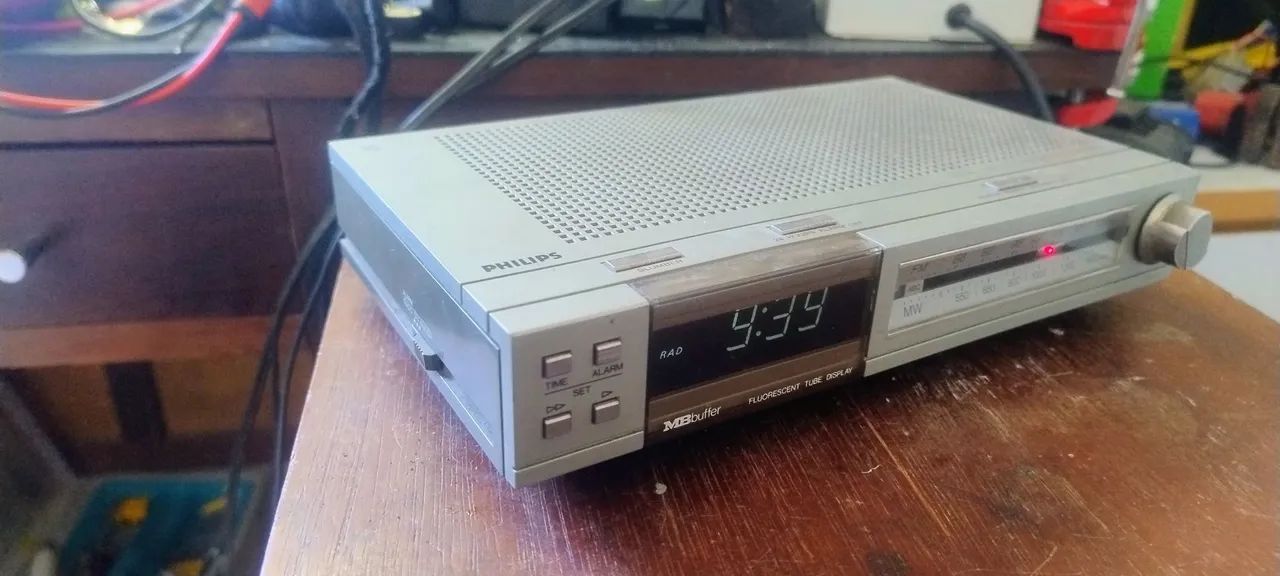 Rádio relógio antigo AS330- FTD - Foto 3