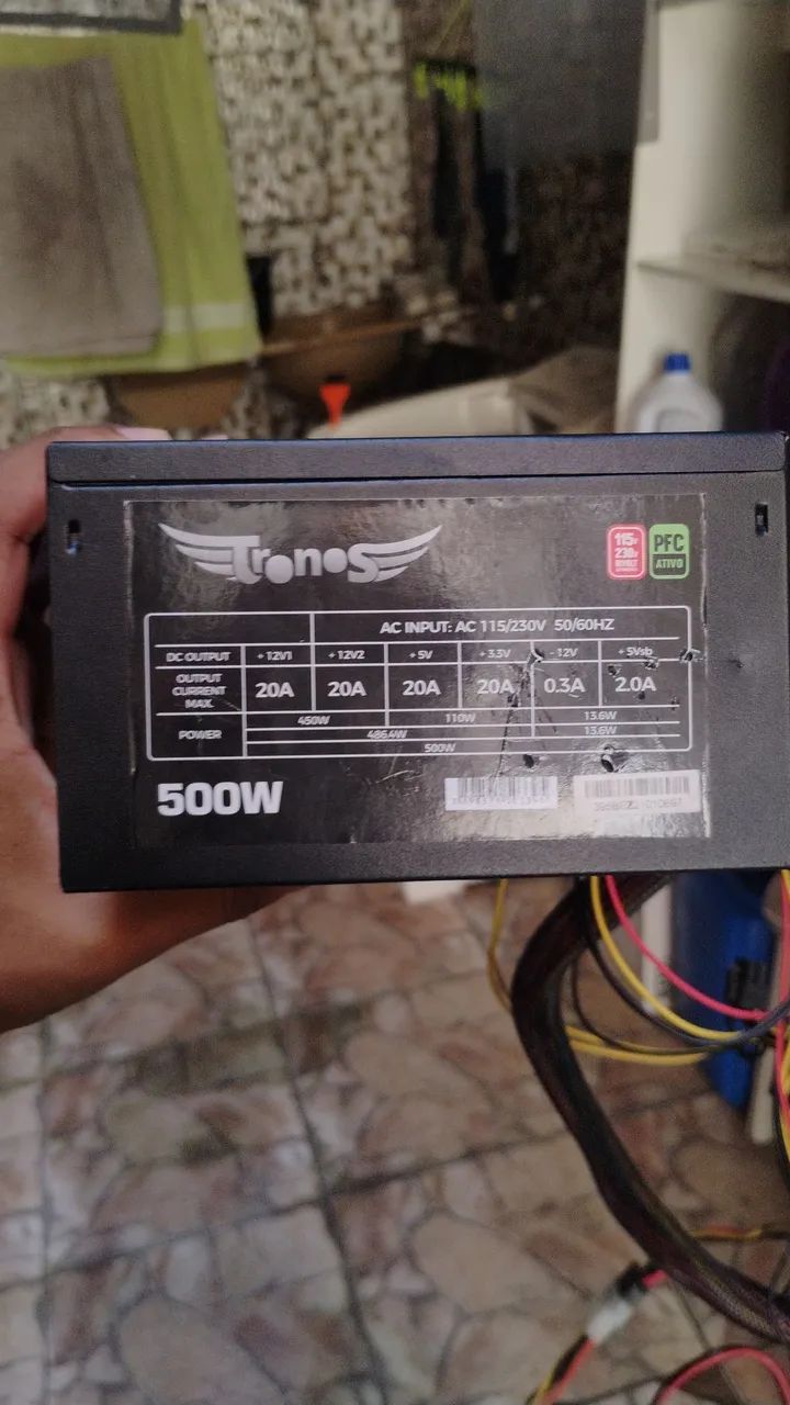Fonte Gamer 80 plus 