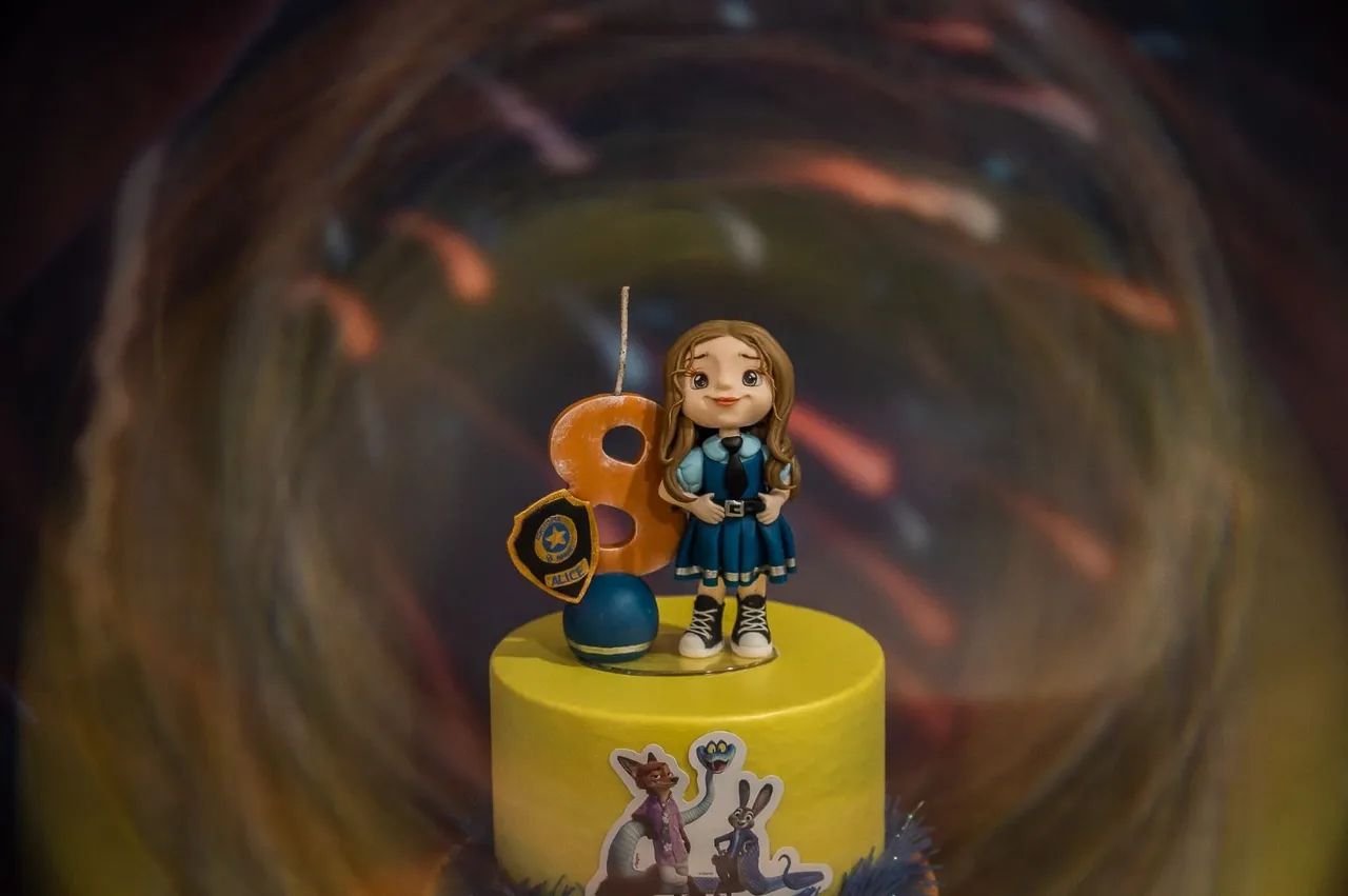 Bolos fake Stitch e Angel e Zootopia  - Foto 4