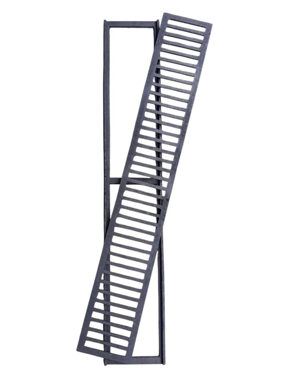 Grelha linear 15x100 com caixilho 