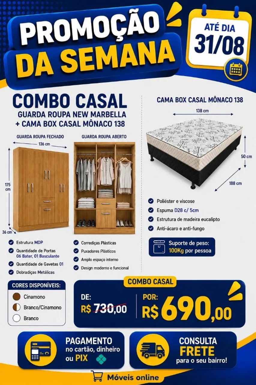 Combo casal 